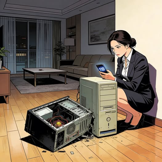 Chiếc USB Trong Thùng Máy Cũ